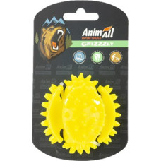 AnimAll (Енімал) GrizZzly Мультифункціональний м’яч - Іграшка для собак жовтий 7.5 см