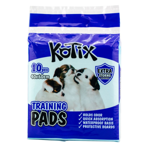 Kotix (Котикс) Pet Training Pads Premium - Пеленки для собак одноразовые экстрабсорбирующие 60x40 см 10 шт.