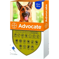 Elanco (Bayer) Advocate - Капли от паразитов для собак от 25 до 40 кг 1 шт.