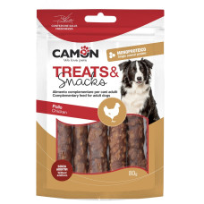 Camon (Камон) Dog Treats Porous Sticks With Chicken - Ласощі для собак пористі палички з куркою 80 г