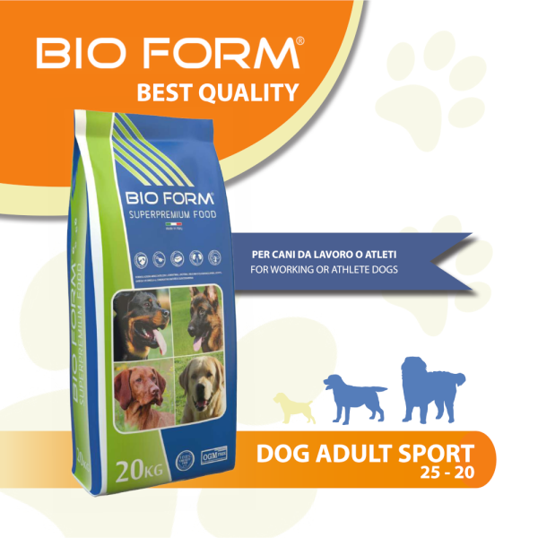 Bio Form (Біо Форм) Super Premium Food Dog Adult Sport – Сухий корм для активних собак з куркою 20 кг