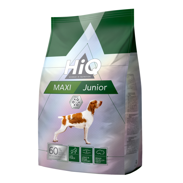 HiQ (Хай Кью) Junior Maxi With Poultry - Сухой корм для щенков и молодых собак больших пород с птицей 11 кг