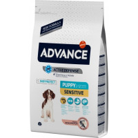 Advance Dog Puppy All Breeds Sensitive Salmon & Rice - Сухой корм для щенков с чувствительным пищеварением с лососем и рисом 0.8 кг
