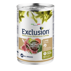 Exclusion (Ексклюжн) Dog Adult Lamb All Breeds - Вологий корм для дорослих собак всіх порід з м’ясом ягняти 400 г