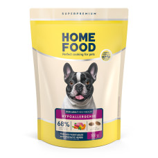 Home Food (Хоум Фуд) Dog Adult Mini-Medium Hypoallergenic Veal&Vegetables - Cухий гіпоалергенний корм для собак дрібних та середніх порід телятина та овочі 700 г