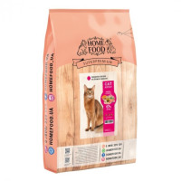 Home Food (Хоум Фуд) Cat Adult - Сухой корм для котов для поддержки здоровья кожи и шерсти с индейкой и лососем 3 кг