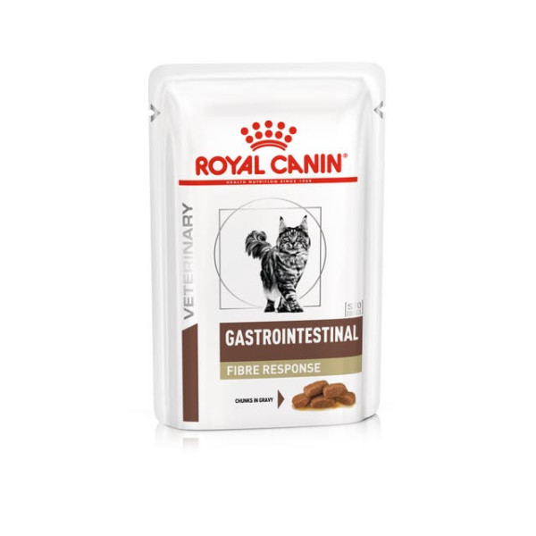 Royal Canin (Роял Канин) Cat Gastro-intestinal Fibre Response Pouches Adult Poultry - Влажный корм для взрослых котов предназначенный для компенсации нарушений пищеварения с мясом птицы 85 г