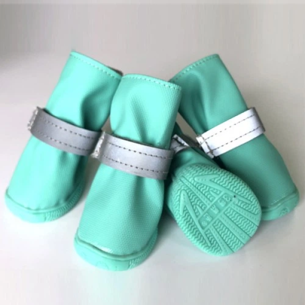 Ruispet (Руиспет) Boots For Dog Green - Обувь для собак зеленая 4,5 X 3,7 см