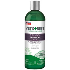 Vet's Best (Ветс Бест) Flea & Tick Shampoo -Косметичний засіб шампунь для кішок, що відлякує комах 355 мл