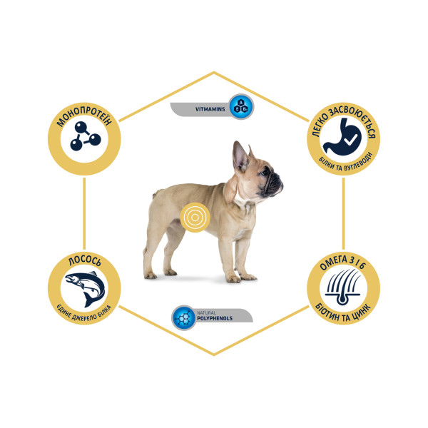 Advance Dog Mini Sensitive Salmon & Rice - Сухой корм для собак мелких пород с лососем и рисом 7 кг