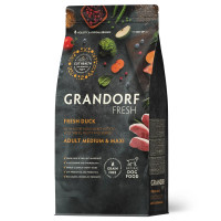 Grandorf (Грандорф) Fresh Duck & Sweet Potato Adult Dog Medium & Maxi - Сухой беззерновой корм для взрослых собак средних и крупных пород с уткой и бататом 10 кг