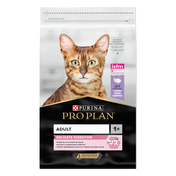 Purina Pro Plan (Пуріна Про План) DeliCate Turkey - Сухий корм для котів з чутливим шлунком з індичкою 10 кг