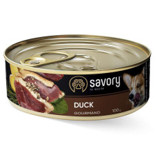 Savory (Сейворі) Dog Gourmand Duck - Вологий корм для собак з качкою 100 г