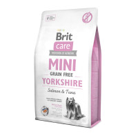 Brit Care (Брит Кеа) Mini Grain Free Yorkshire - Сухой беззерновой корм для йоркширских терьеров с лососем и тунцом 2 кг
