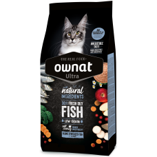 Ownat Ultra (Овнат Ультра) Cat Sterilized Fish - Сухий корм для стерилізованих котів з рибою 1.5 кг