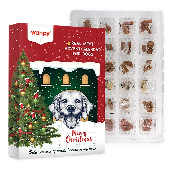 Wanpy (Ванпи) Advent Calendar Dog - Набор лакомств для собак адвент календарь 100 г