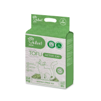 Velvet Paw Tofu (Велвет Пав Тофу) - Наполнитель для активных кошек с экстрактом зеленого чая матча 6 л