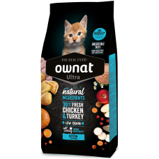 Ownat Ultra (Овнат Ультра) Cat Kitten Chicken & Turkey - Сухий корм для кошенят з куркою та індчикою 0.4 кг