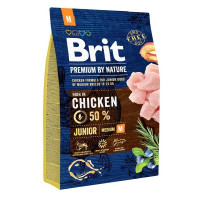 Brit Premium (Брит Премиум) Junior M - Сухой корм для щенков и молодых собак средних пород с курицей 1 кг