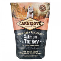 Carnilove (Карнилав) Puppy Large Salmon & Turkey - Сухой корм для щенков крупных пород с лососем и индейкой 1.5 кг