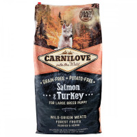 Carnilove (Карнилав) Puppy Large Salmon & Turkey - Сухой корм для щенков крупных пород с лососем и индейкой 12 кг
