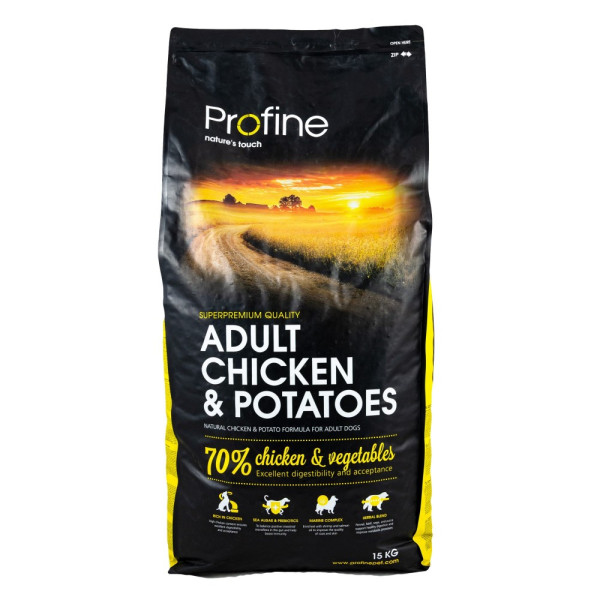 Profine (Профайн) Adult All Breed With Chicken - Сухой корм для взрослых собак всех пород с курицей и картофелем 12 кг