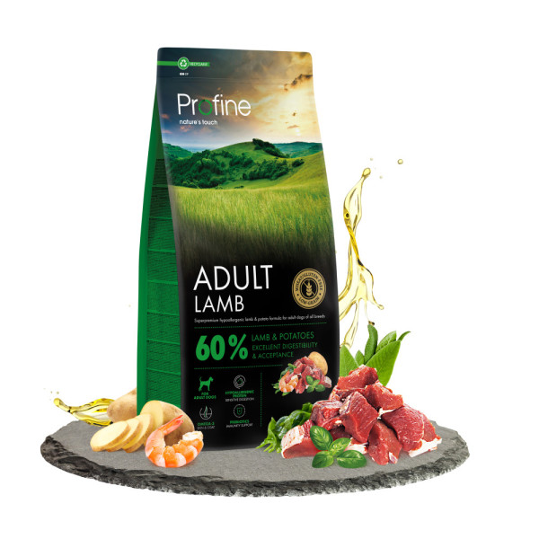 Profine (Профайн) Adult All Breed Lamb - Сухой корм для взрослых собак всех пород с ягнятиной и картофелем 3 кг