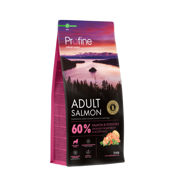 Profine (Профайн) Adult All Breed With Salmon - Сухой корм для взрослых собак всех пород с лососем и картофелем 12 кг