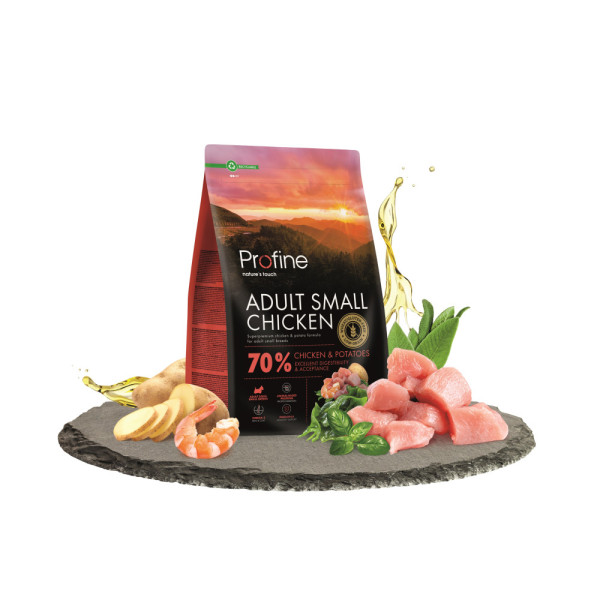 Profine (Профайн) Adult Small Breed Chicken - Сухой корм для взрослых собак мелких пород с курицей и картофелем 3 кг