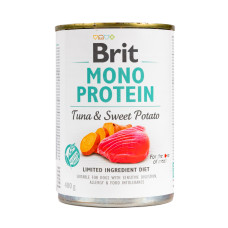 Brit Mono Protein Tuna & Sweet Potato - Консерви для собак усіх порід з тунцем та бататом 0.4 кг