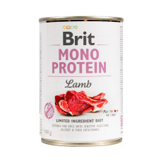 Brit Mono Protein Lamb - Консерви для собак усіх порід з ягням 0.4 кг