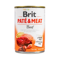 Brit Pate & Meat Beef/Turkey - Консерви для собак усіх порід з яловичиною та індичкою 0.4 кг