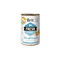 Brit (Брит) Fresh Fish/Pumpkin - Влажный корм для собак, с рыбой и тыквой 400 г