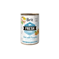Brit (Бріт) Fresh Fish/Pumpkin - Вологий корм для собак, з рибою та гарбузом 400 г