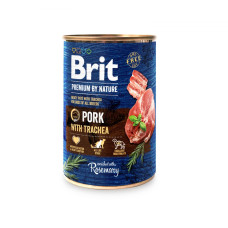 Brit Premium by Nature Pork & Trachea - Консерви для собак зі свининою та трахеєю 0.4 кг