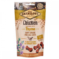 Carnilove (Карнилав) Cat Semi Moist Snack Chicken with Thyme - Лакомства курица и тимьян для очищения мочевыводящих путей для котов 0.05 кг