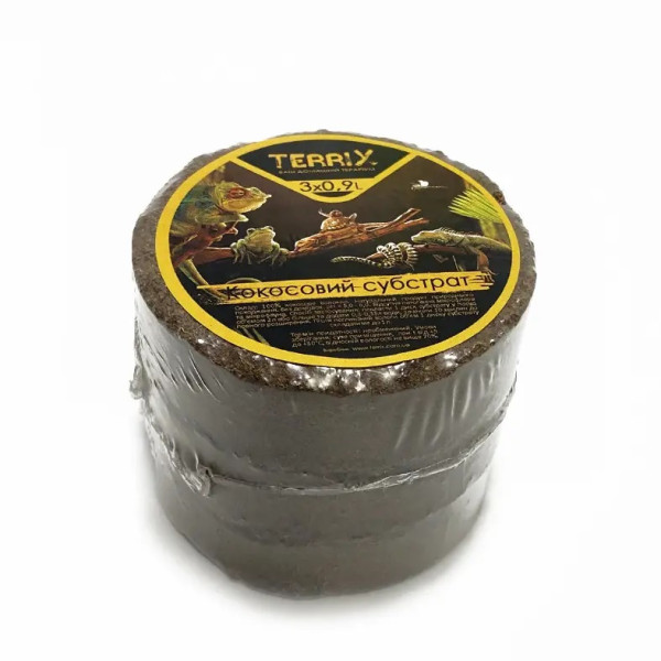 Terrix coco substrate - Кокосовый субстрат 0.9 л - 10 шт.