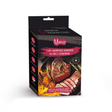 Mavsy (Мавсі) Dog Refined Jerky Grilled Marbled Beef Steak With Rosemary - Ласощі для собак стейк з мармурової яловичини гриль з розмарином 100 г