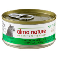 Almo Nature (Альмо Натюр) HFC Cat Natural Tuna and Corn - Влажный корм для кошек с тунцем и кукурузой 70 г