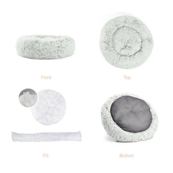 Outward Hound (Аутвард Хаунд) Best Friends Donut Shag Frost  - Мягкое место для собак 58х58 см