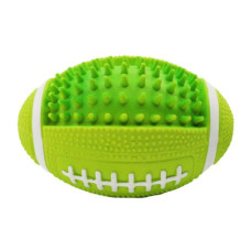 Іграшка Misoko (Місоко) Dog Toy Rugbyball Green - Игрушка для собак регбийный мяч латексный зеленая 10 см
