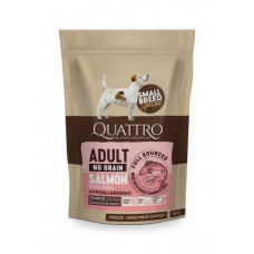 Quattro (Кватро) Dog Small Breed With Salmon&Krill - Сухой корм для собак малых пород с лососем и крилем 150 г