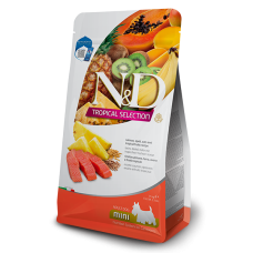 Farmina (Фарміна) Dog Low Grain N&D Tropical Selection Salmon & Tropical Fruits Adult Mini - Сухий корм для дорослих собак дрібних порід з лососем та тропічними фруктами 1.5 кг