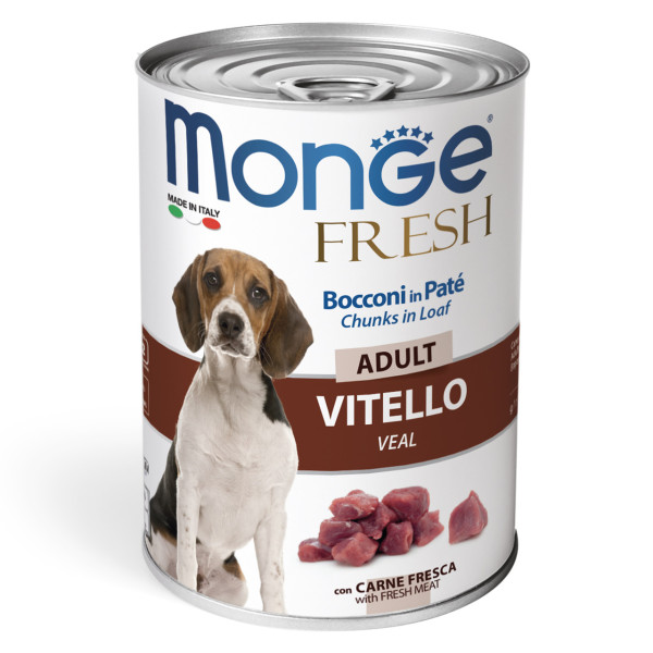 Monge (Монже) Dog Fresh Veal - Вологий корм для собак з телятиною 0.4 кг
