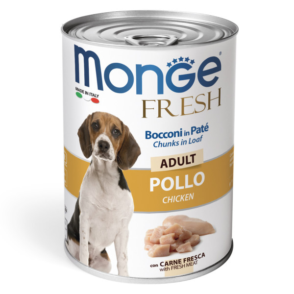 Monge (Монже) Dog Fresh Chicken - Вологий корм для собак з куркою 0.4 кг