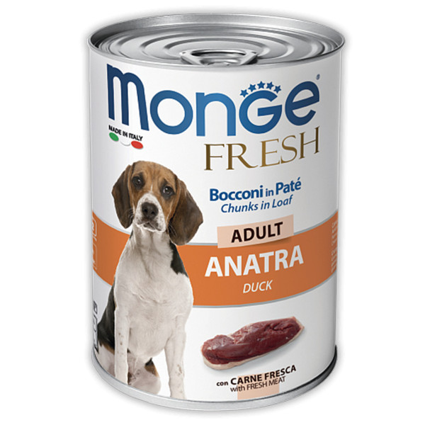 Monge (Монже) Dog Fresh Duck - Вологий корм для собак з качкою 0.4 кг