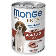 Monge (Монже) Dog Fresh Lamb - Вологий корм для собак з ягням 0.4 кг