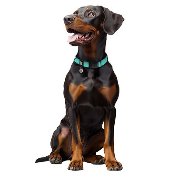 WauDog (ВауДог) Magnet - Ошейник для собак водостойкий с магнитной пряжкой тиффани (Ш 20 мм, Длин 28-40 см) M