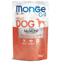 Monge (Монже) Dog Grill Salmon - Влажный корм для собак с лососем 0.1 кг