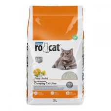 Ro Cat (Ро Кет) Orange - Наповнювач для котячих туалетів бентонітовий з запахом апельсину 5 л